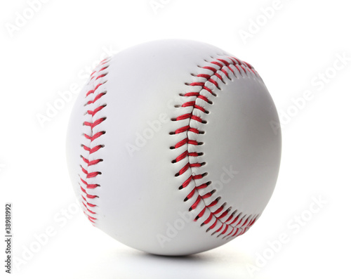 Baseball ball isolated on white