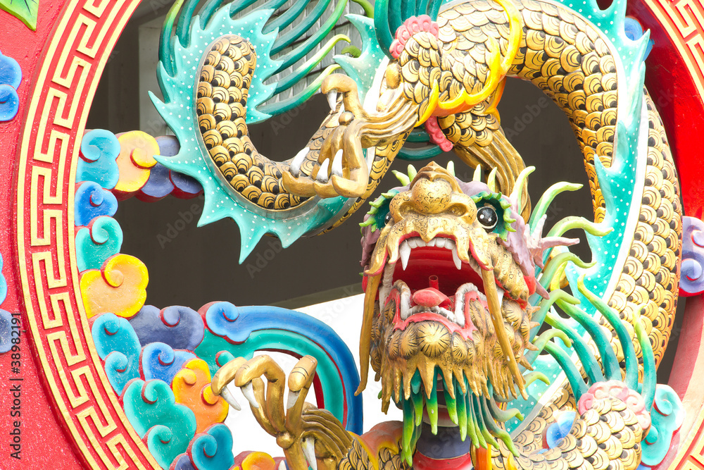Obraz premium dragon statue
