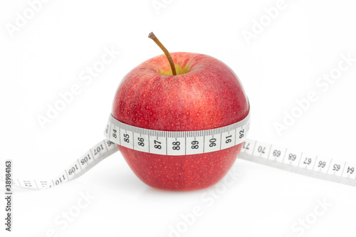 Apfel mit Massband