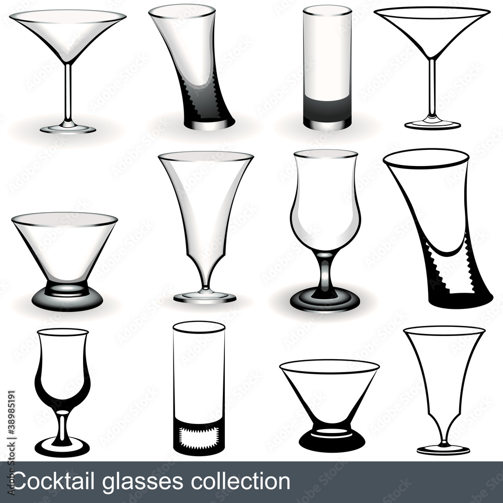 Cocktail glasses Cocktail glasses