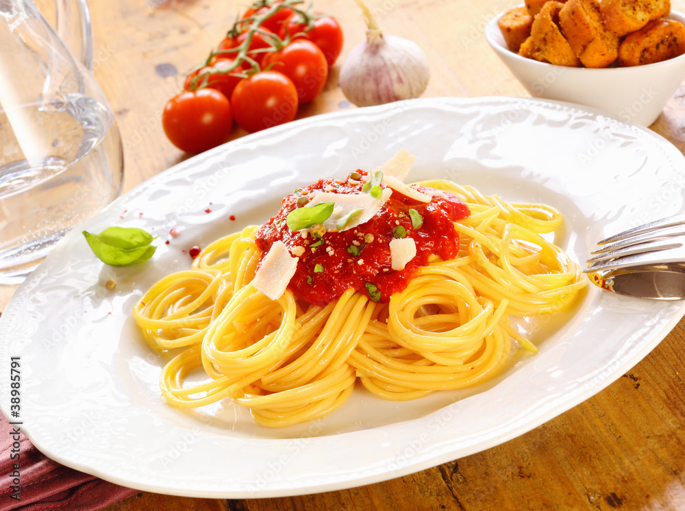 Plate Of Spaghetti Bolognese Plate Of Spaghetti Bolognese
