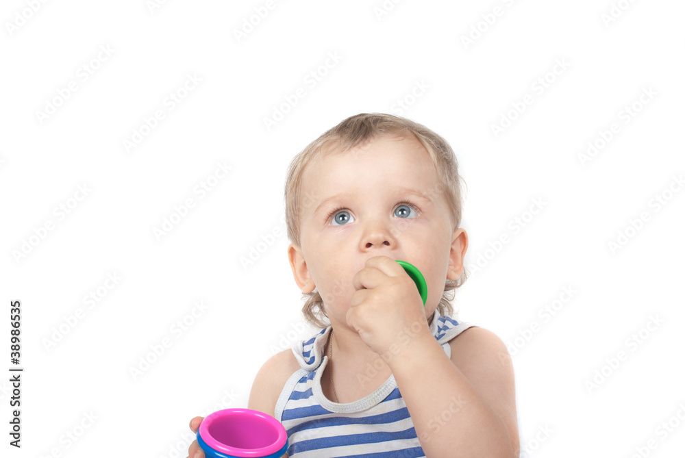 boy with a toy boy with a toy