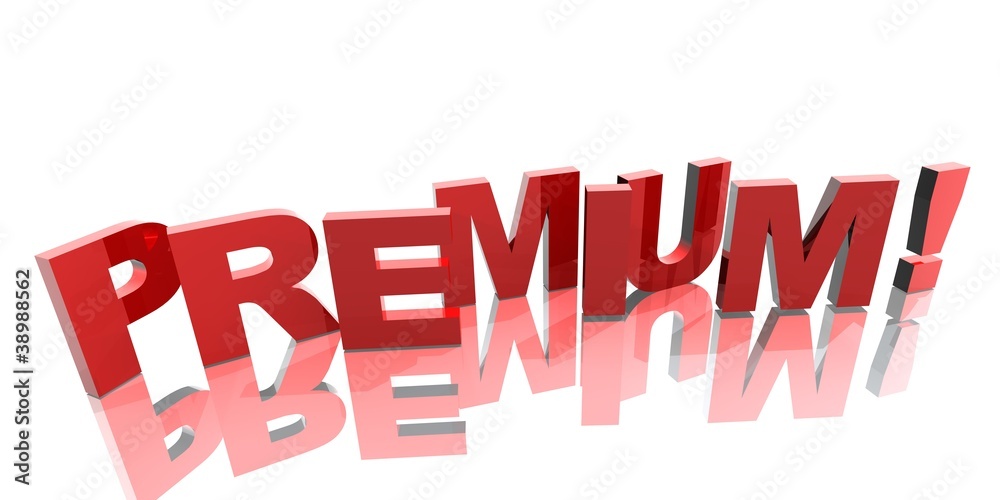 Fototapeta premium 3D Buchstaben - PREMIUM