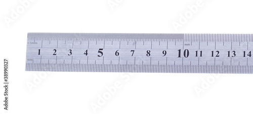 Metal ruler