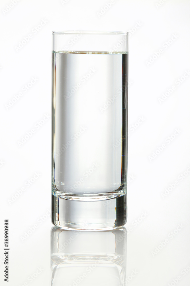 Glass of wather isolated on white. Glass of wather isolated on white.