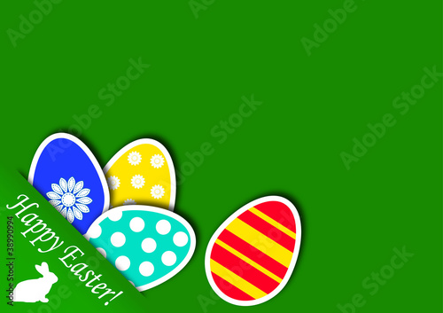 Greeting card for Easter