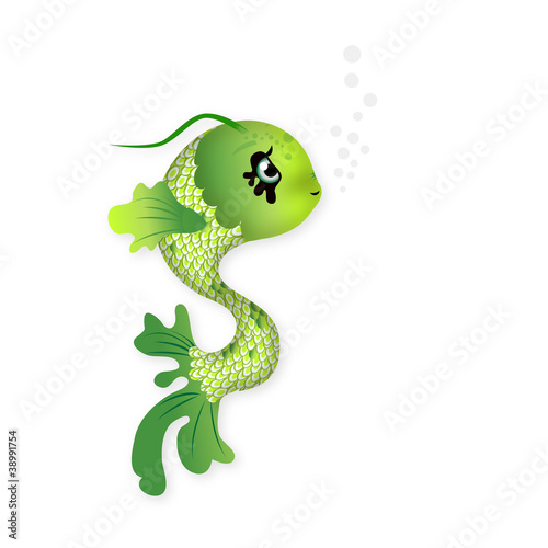 Illustration eine cute Fisch #38991754