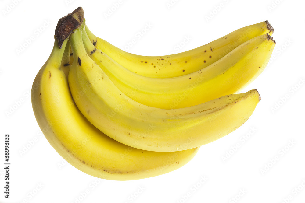 Bananas isolated on white Bananas isolated on white