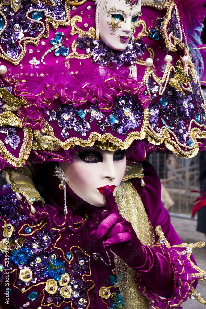Naklejka premium Maschera di carnevale, Venezia