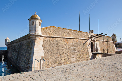 Fortress in Lagos, Algarve, Portugal