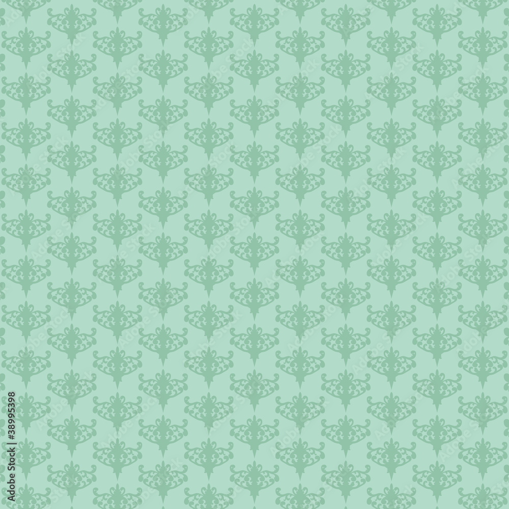 mint-green background