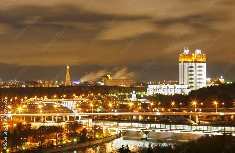 Moscow night