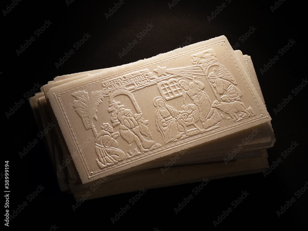 Fototapeta premium Christmas Eve wafers