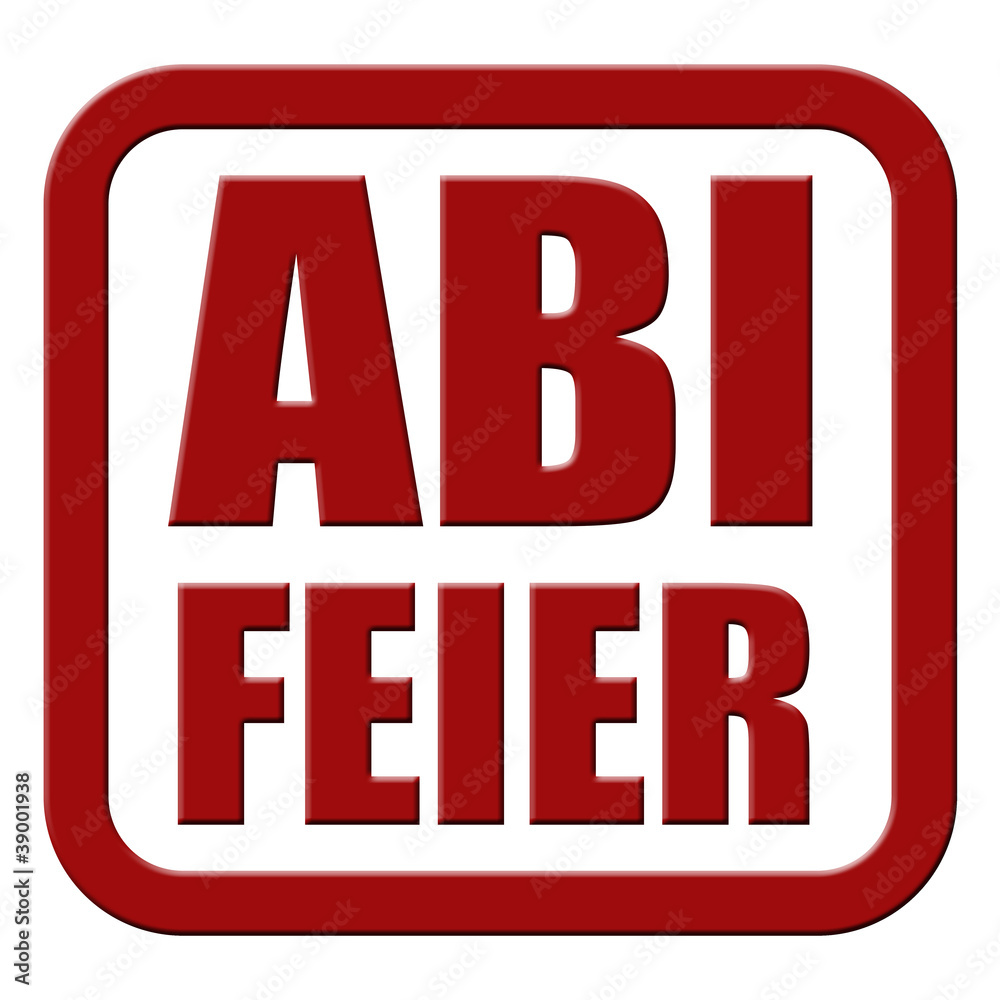 Stempel rot rel ABI FEIER Stempel rot rel ABI FEIER