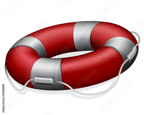 Red lifebuoy