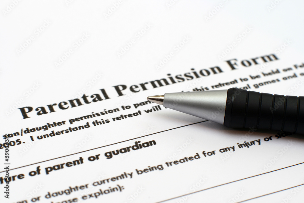 Parental permission form