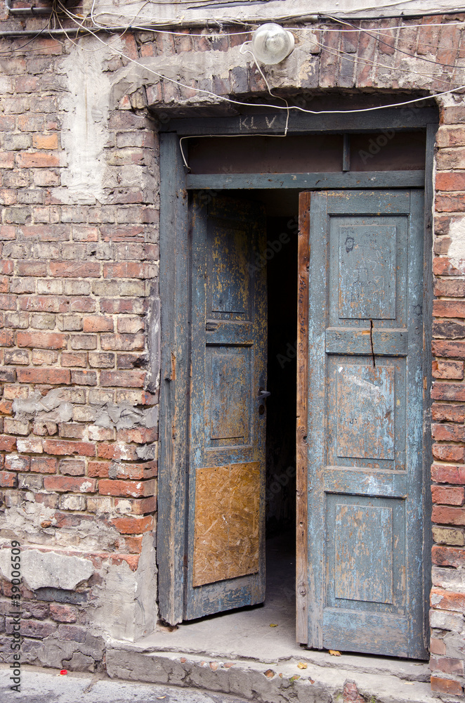 grunge masonry house doors brick wall background grunge masonry house doors brick wall background