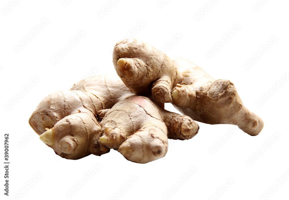 Ginger isolated on white background Ginger isolated on white background