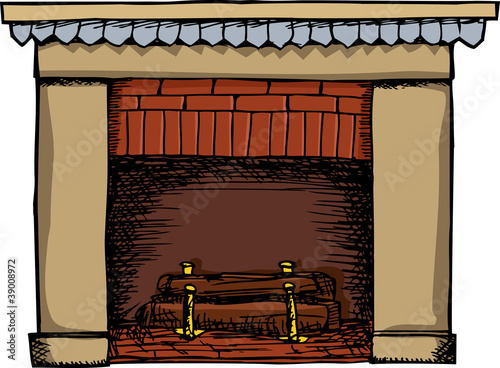 Fireplace Illustration