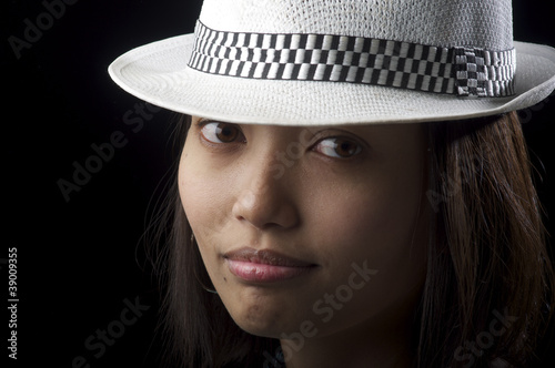 Asian Woman in Studio