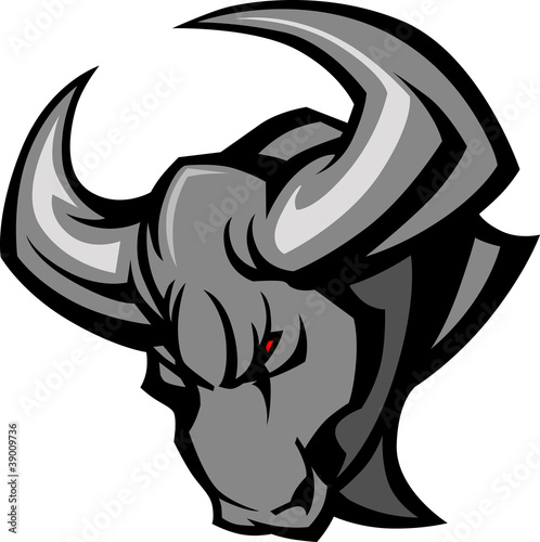 Mascot Bull Vector Illustration