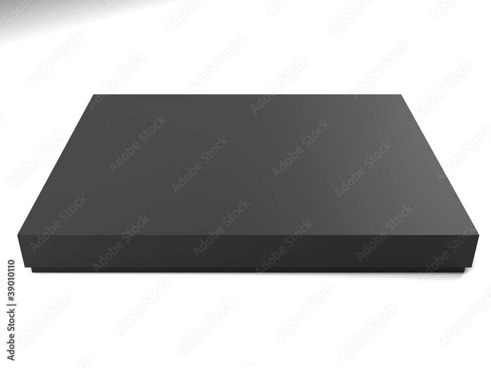 Black Box isolated on white background Black Box isolated on white background