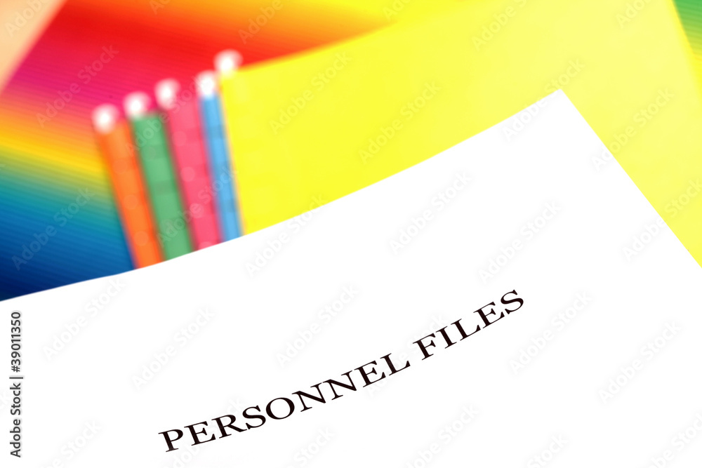 Personnel files Personnel files
