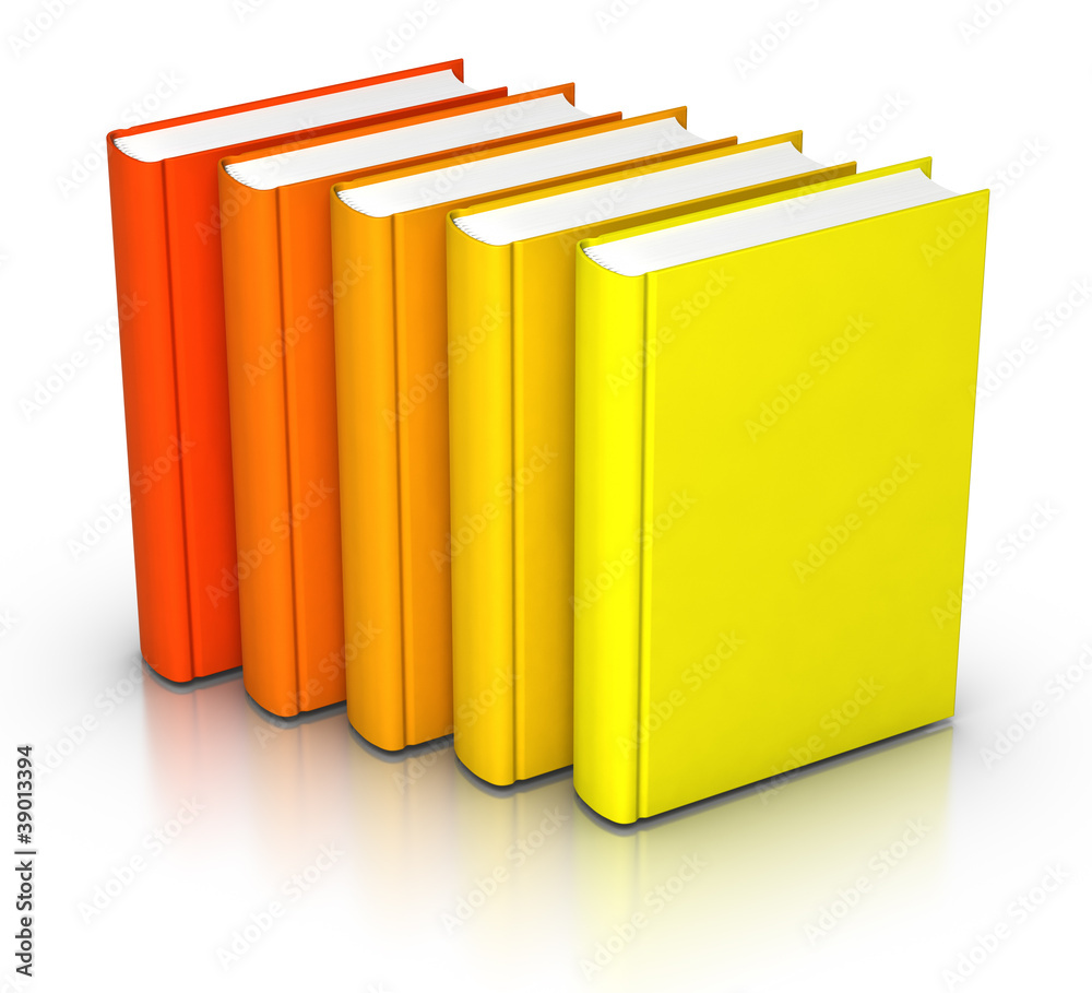 Row of Colourful Books Row of Colourful Books