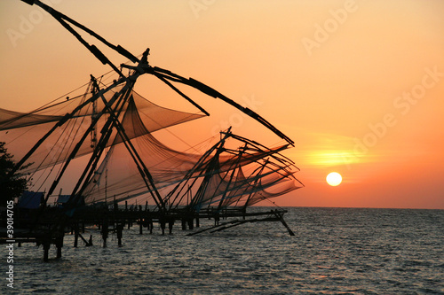 coucher de soleil inde