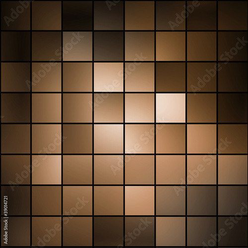 Brown mosaic pattern