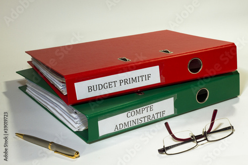 classeurs budget primitif compte administratif photo