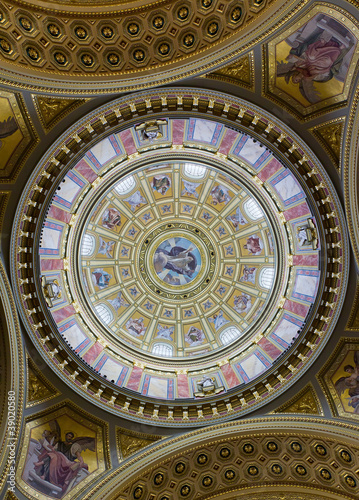 St. Stephen basilica dome, Budapest, Hungary