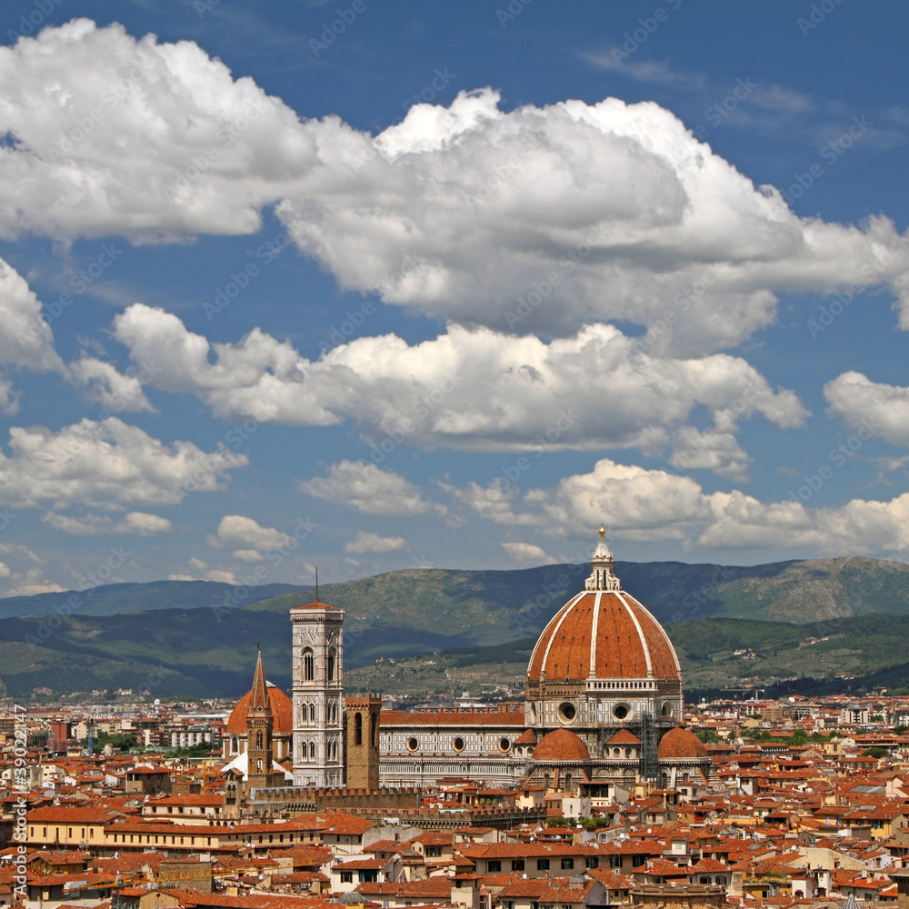 Fototapeta premium italian landscape, Florence