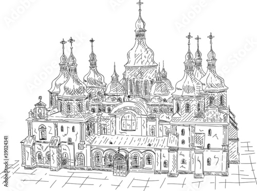 Saint Sophia Cathedral in Kiev, Ukraine