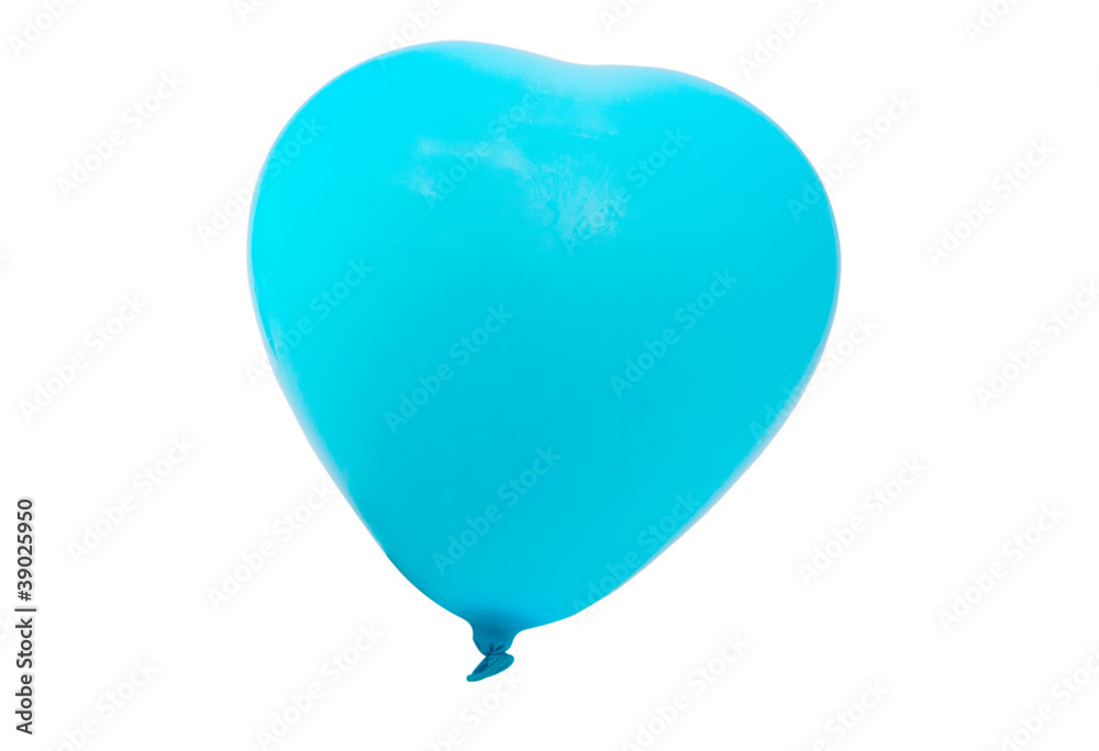 blue balloon isolated