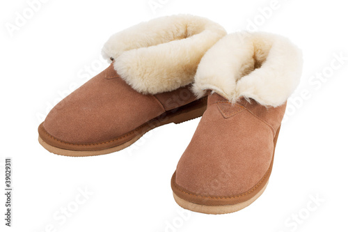 Pair of warm slippers home