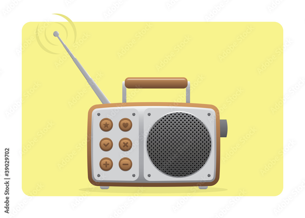 Old Radio Receiving Set Old Radio Receiving Set