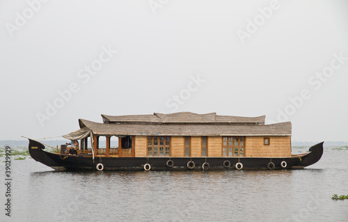 Tableau sur toile kerala hausboot
