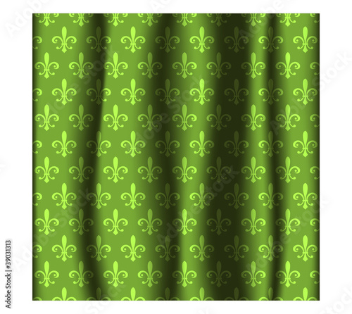 Curtain with pattern