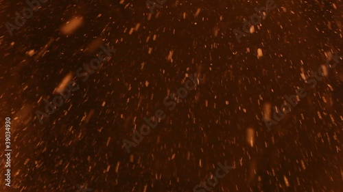 Night under the snow - background