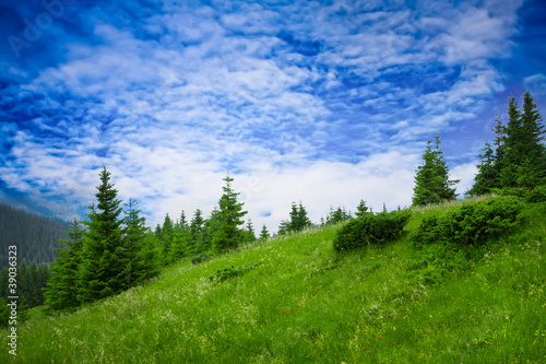 Beautiful mountains landscape