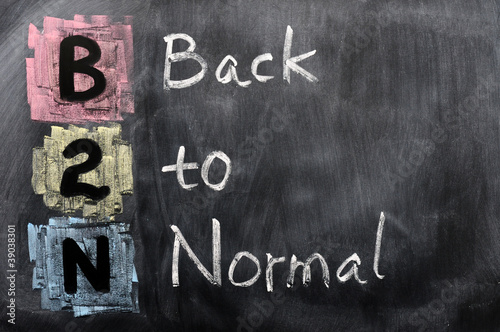 Acronym of B2N - Back to Normal