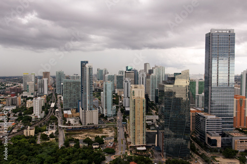 Shiny Miami under Stormclouds