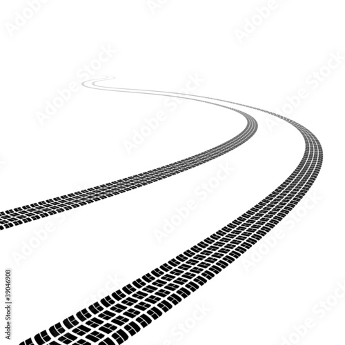vector winding trace of the tyres