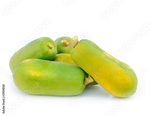 Wallpaper Mural papaya on white background Torontodigital.ca