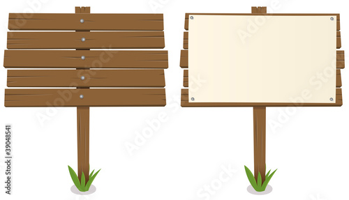 Cartoon Wood Board