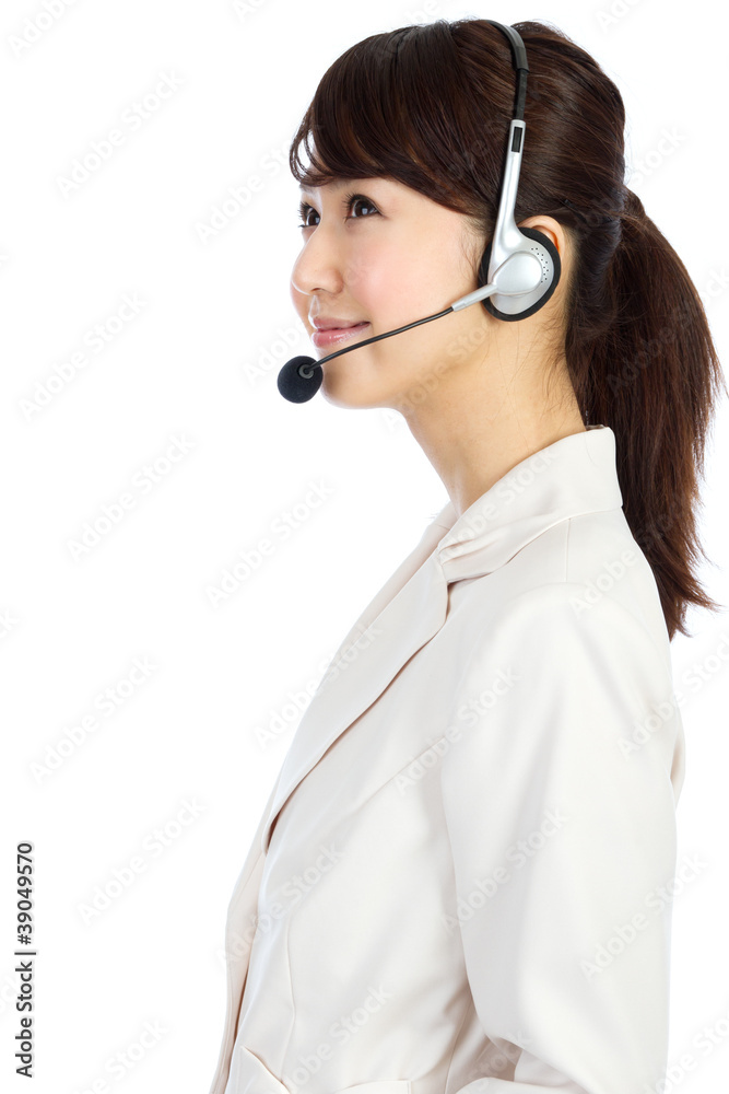 Beautiful business operator Beautiful business operator