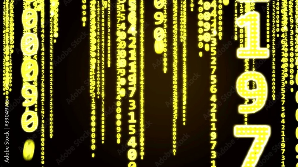 Zoom into running numbers