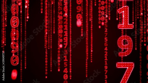 Zoom into running numbers