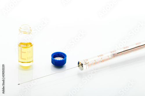 Obraz na plátně Taking a sample for chromatography